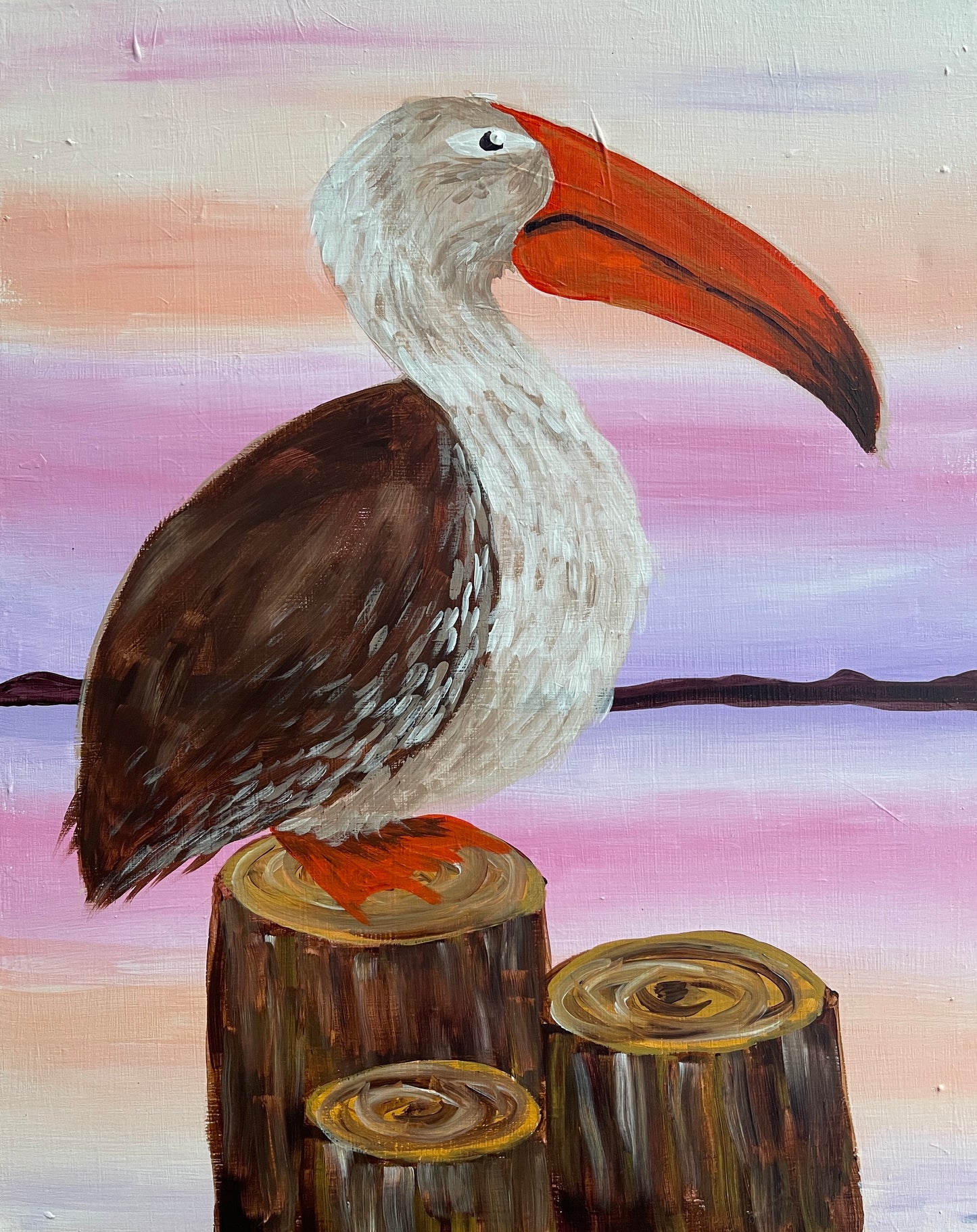 Pastel Pelican